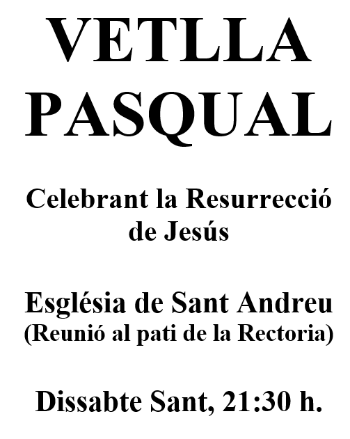 Vetlla Pasqual